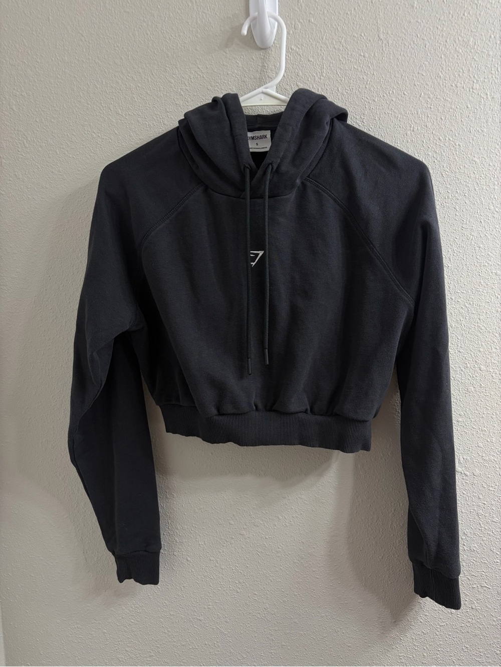 Nike Black Cropped Hoodie